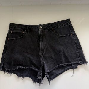 Abercrombie & Fitch Black Jean Shorts
